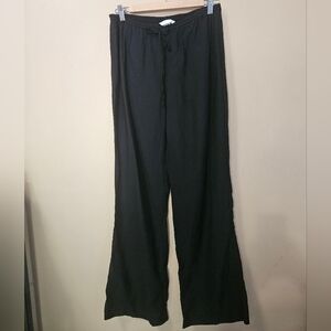 H&M Drawstring Pullon Black Pants Women's Size S
